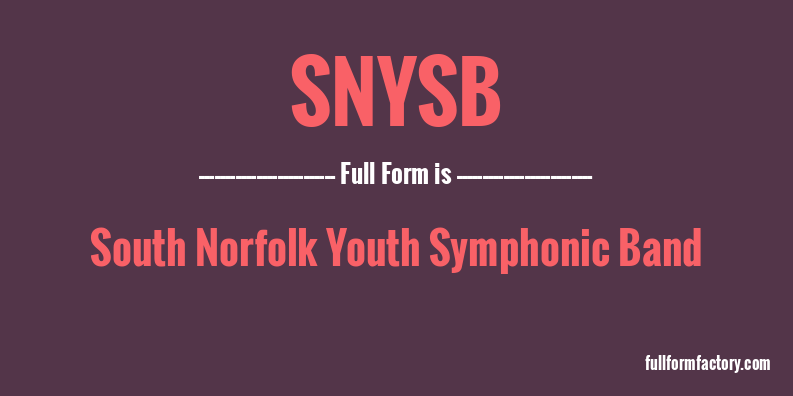 snysb-full-form