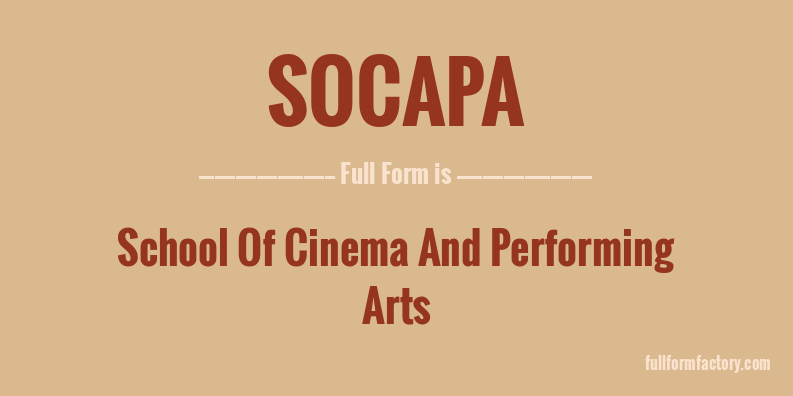 socapa-full-form