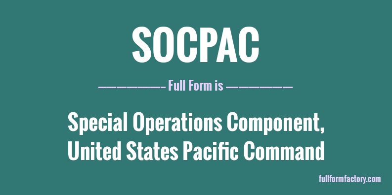 socpac-full-form