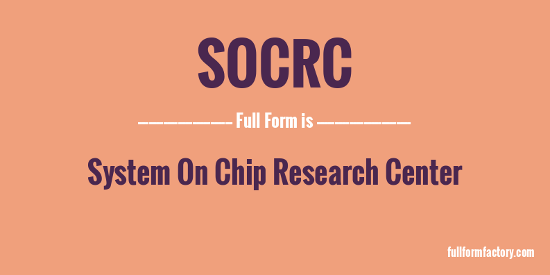 socrc-full-form