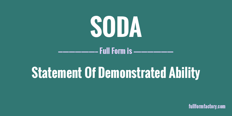soda-full-form