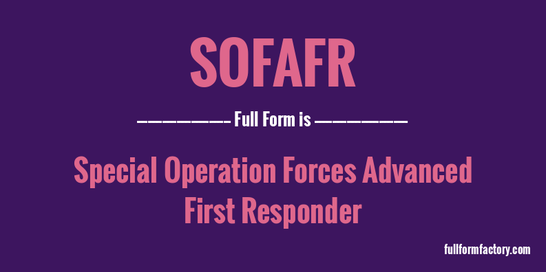 sofafr-full-form