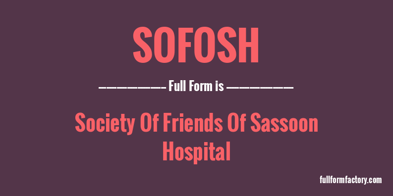 sofosh-full-form
