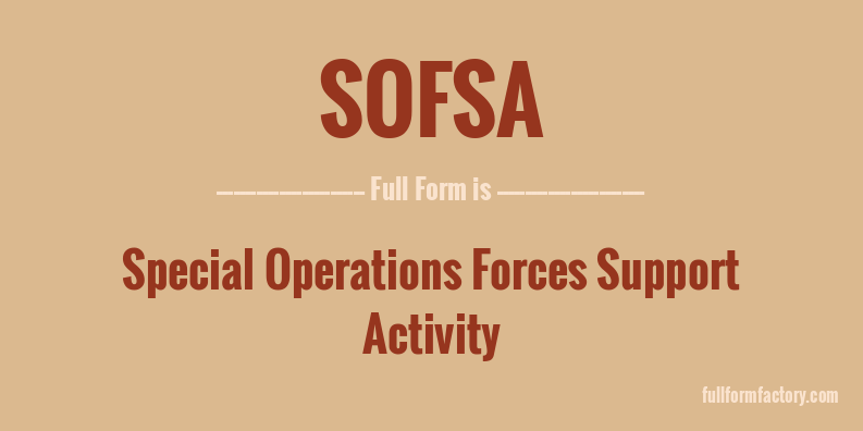 sofsa-full-form