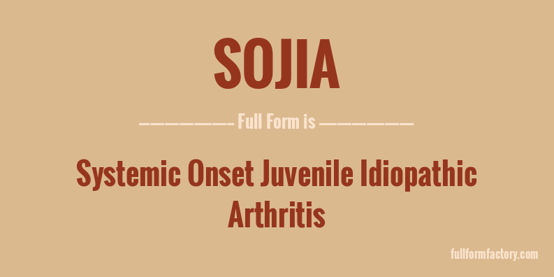sojia-full-form