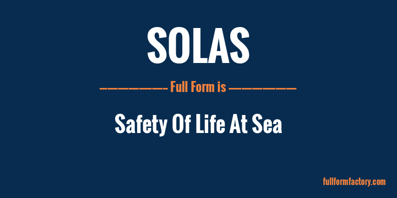 solas-full-form