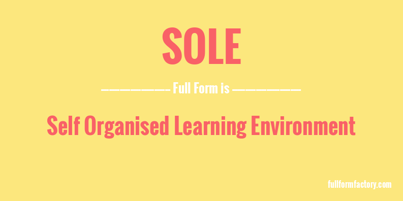 sole-full-form