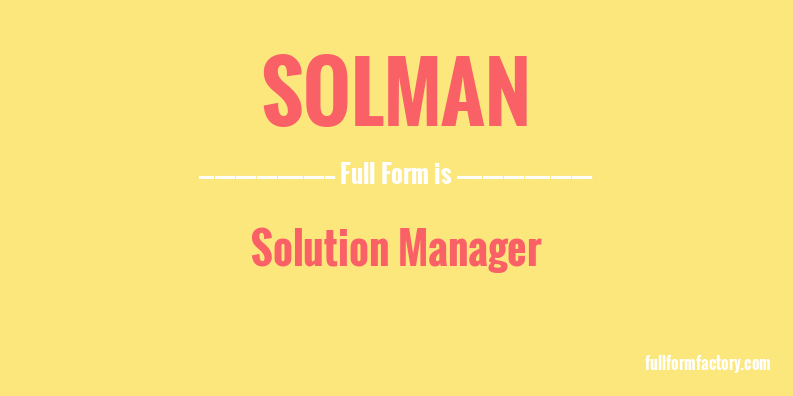 solman-full-form
