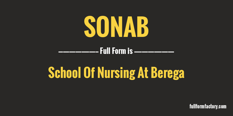 sonab-full-form