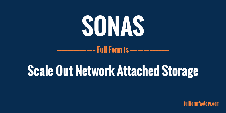 sonas-full-form