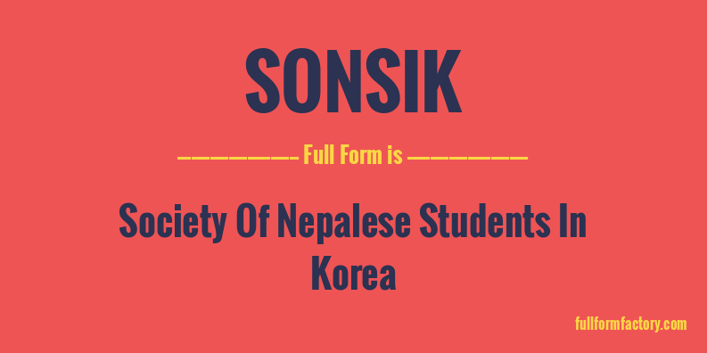sonsik-full-form