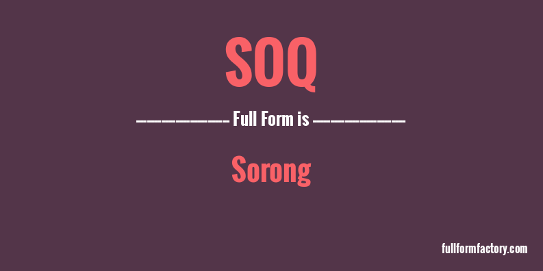 soq-full-form
