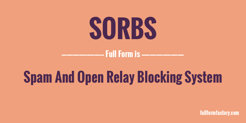 sorbs-full-form