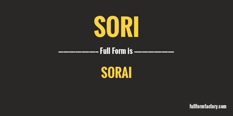 sori-full-form
