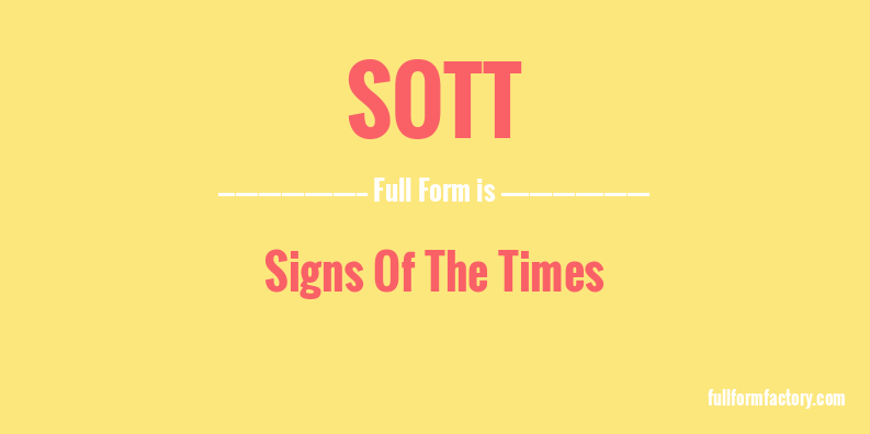 sott-full-form