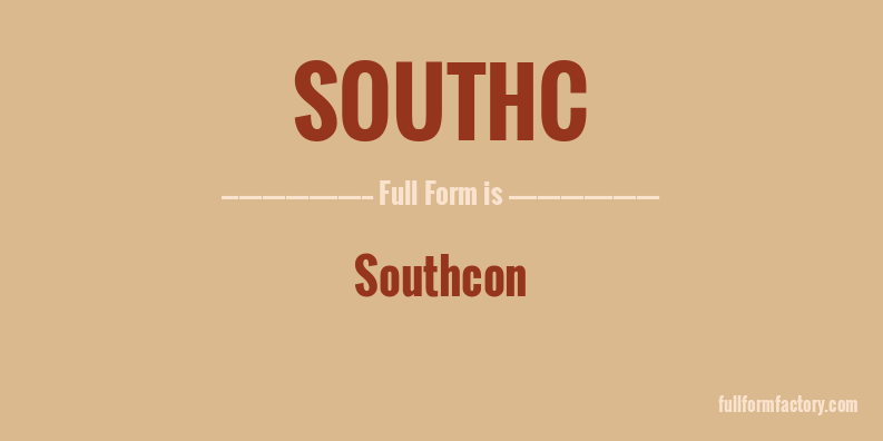 southc-full-form