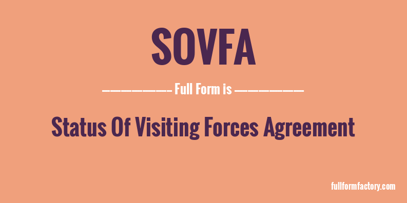 sovfa-full-form