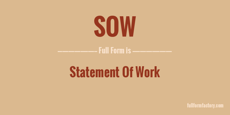 sow-full-form