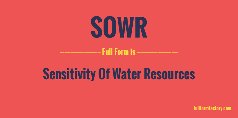 sowr-full-form