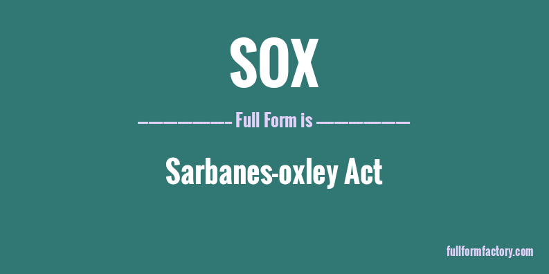 sox-full-form