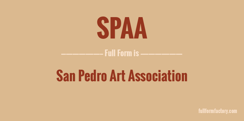 spaa-full-form