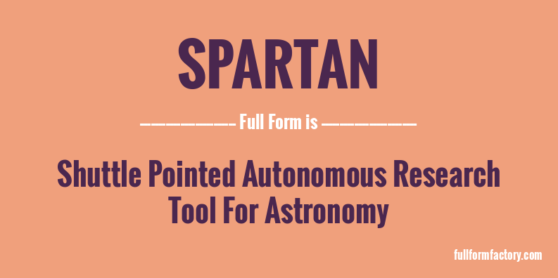spartan-full-form