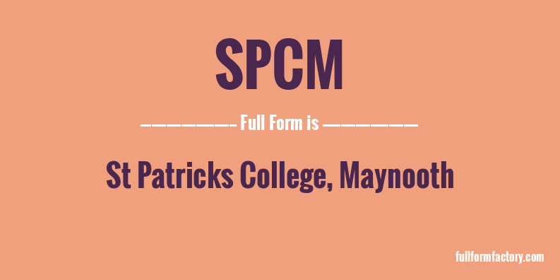 spcm-full-form