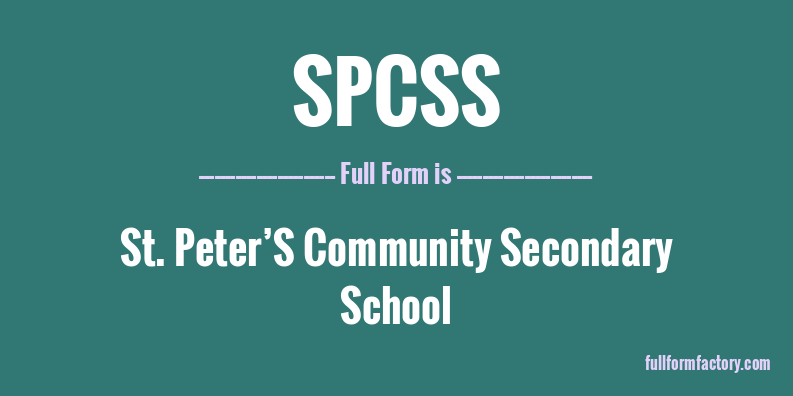 spcss-full-form