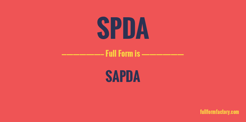 spda-full-form