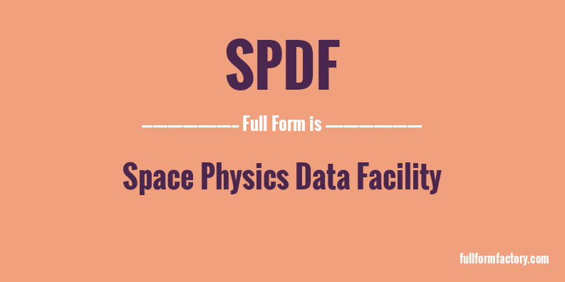 spdf-full-form
