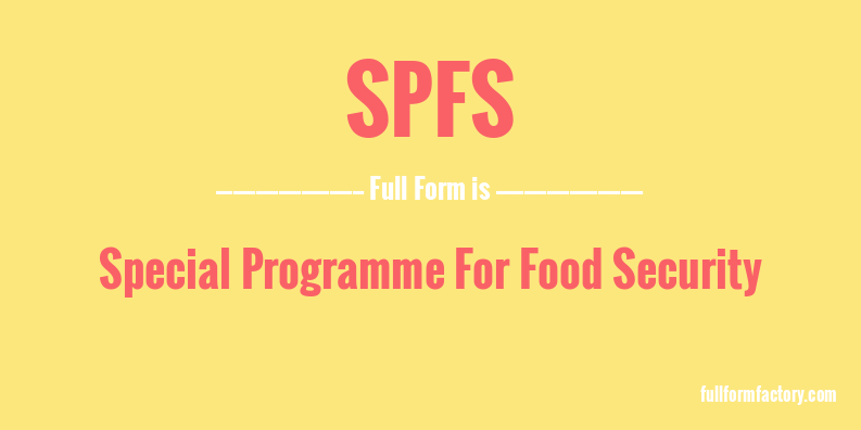 spfs-full-form