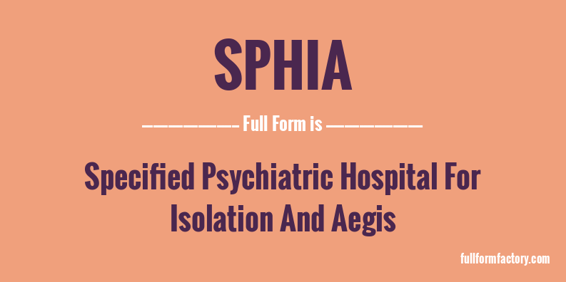 sphia-full-form