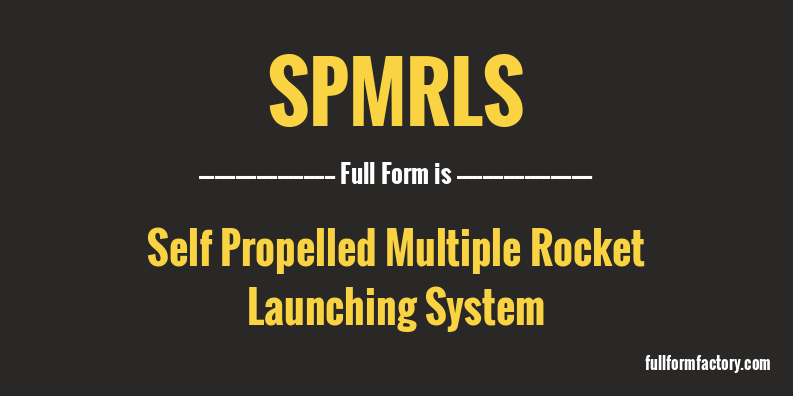 spmrls-full-form