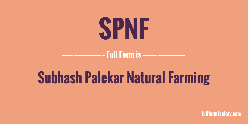 spnf-full-form