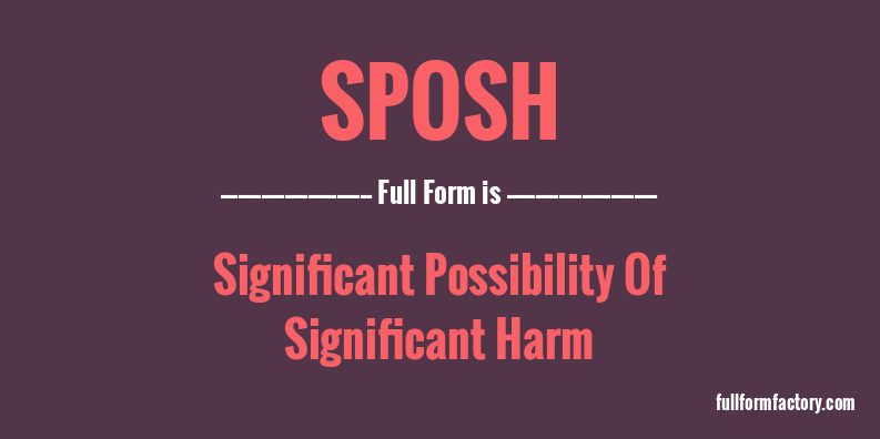 sposh-full-form