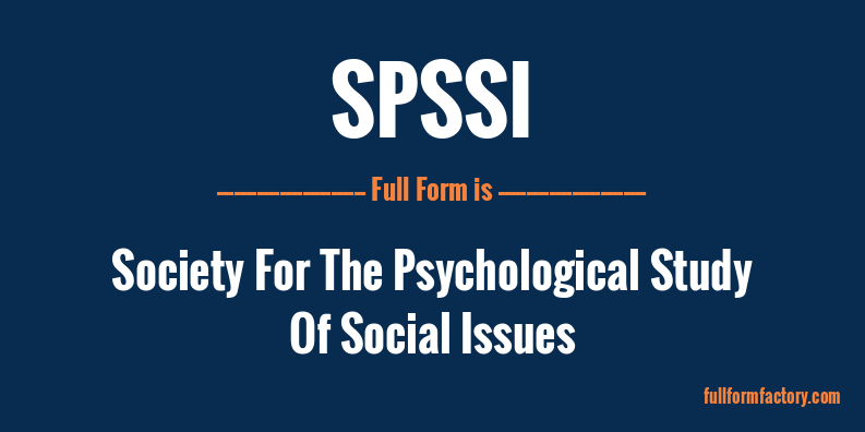 spssi-full-form