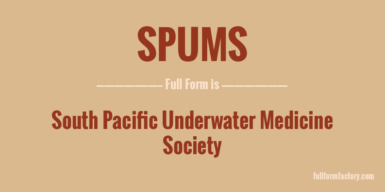 spums-full-form