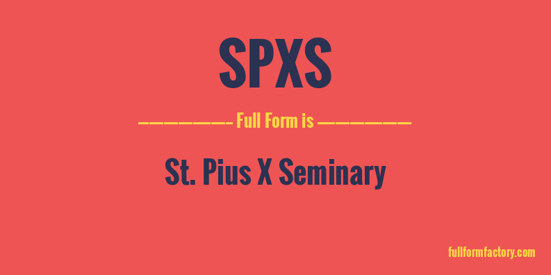 spxs-full-form