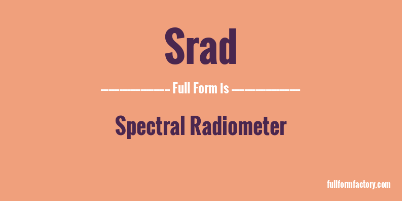 srad-full-form