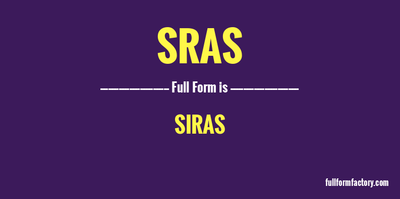 sras-full-form