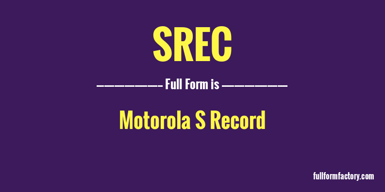 srec-full-form