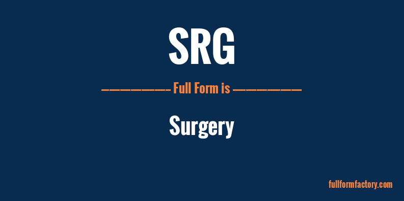 srg-full-form