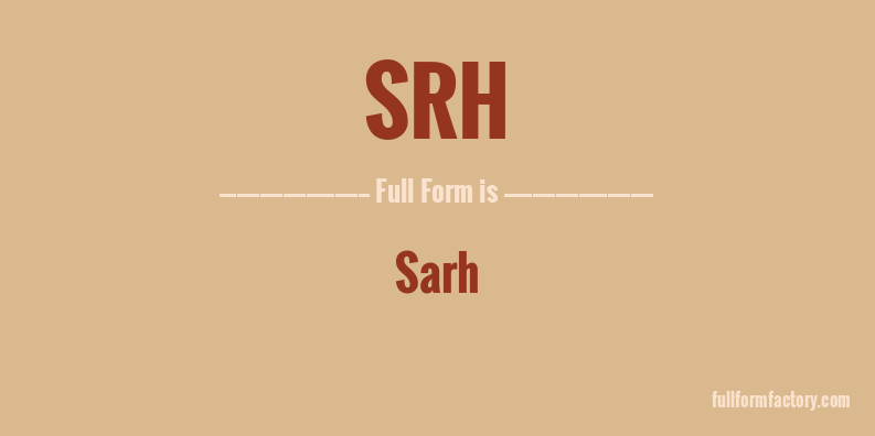 srh-full-form