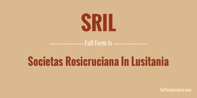sril-full-form