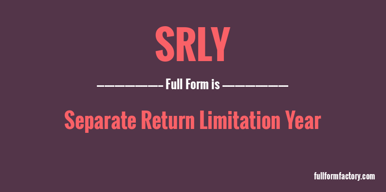 srly-full-form