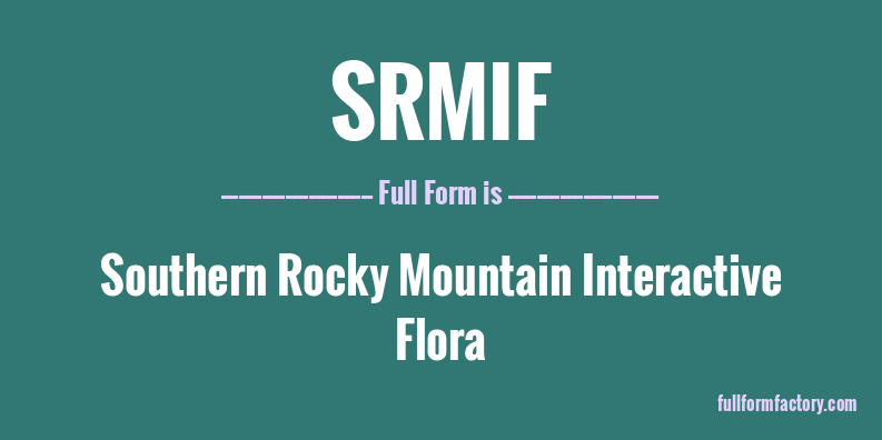 srmif-full-form