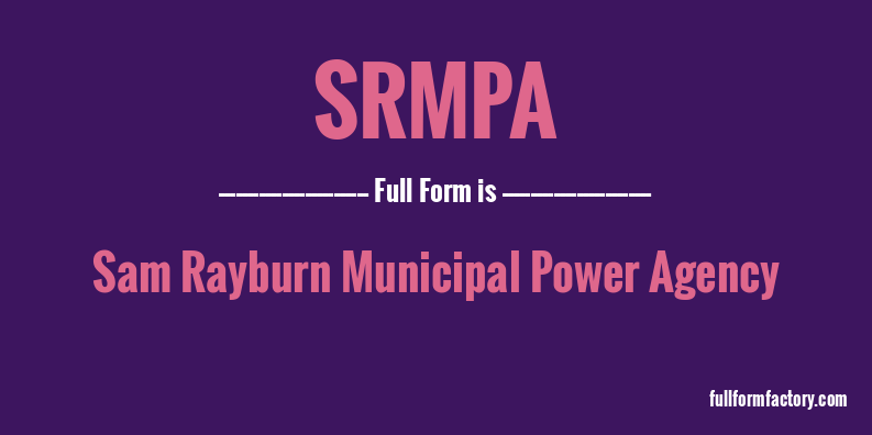 srmpa-full-form