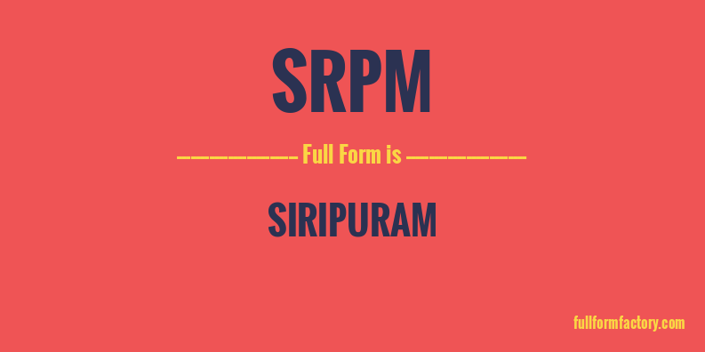 srpm-full-form