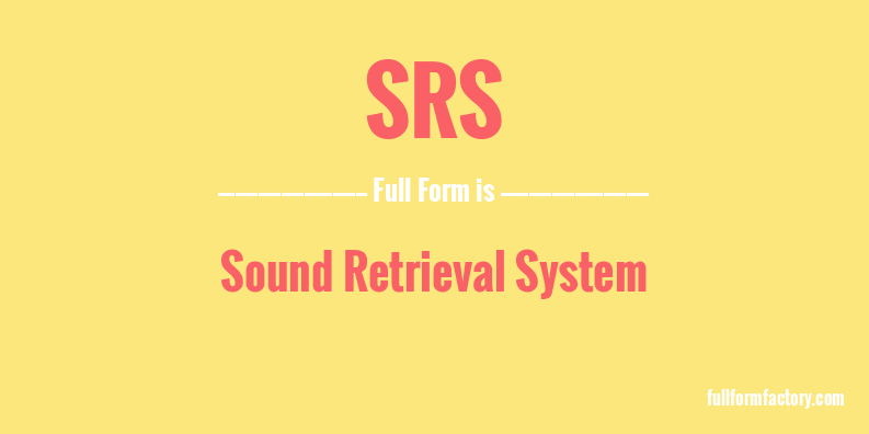 srs-full-form