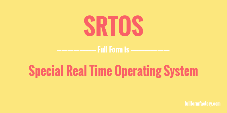 srtos-full-form